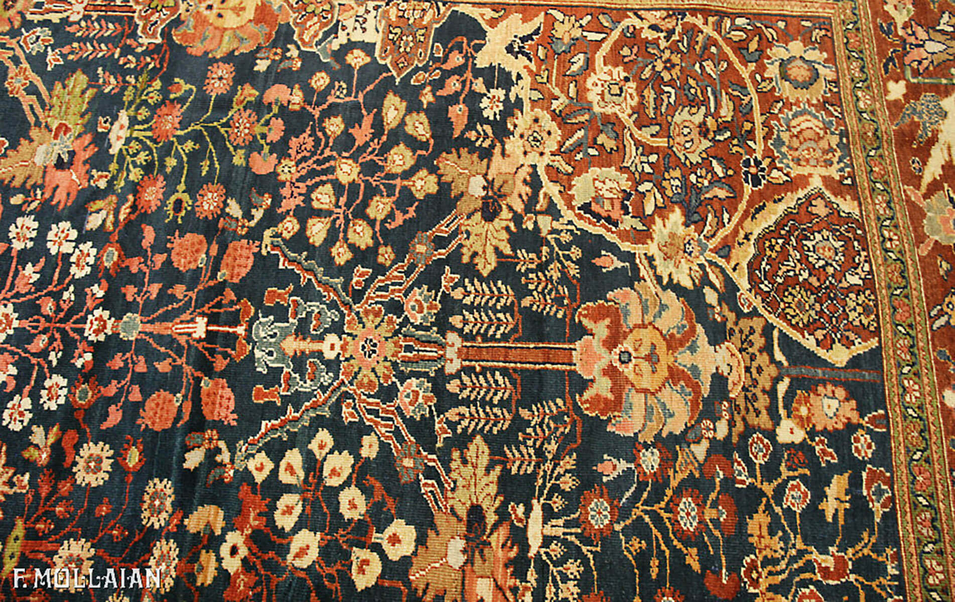 Antique Persian Saruk Farahan Carpet n°:61978738
